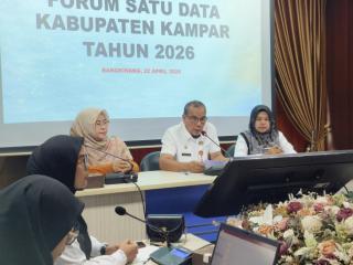 Forum Satu Data Kampar 2026 Resmi Dibuka, Perkuat Integrasi Data Pembangunan