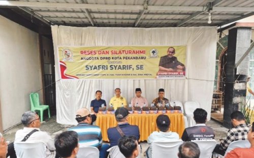 Reses di Tuah Madani–Binawidya, Syafri Syarif Serap Aspirasi Warga Terkait Banjir, Tapal Batas dan P