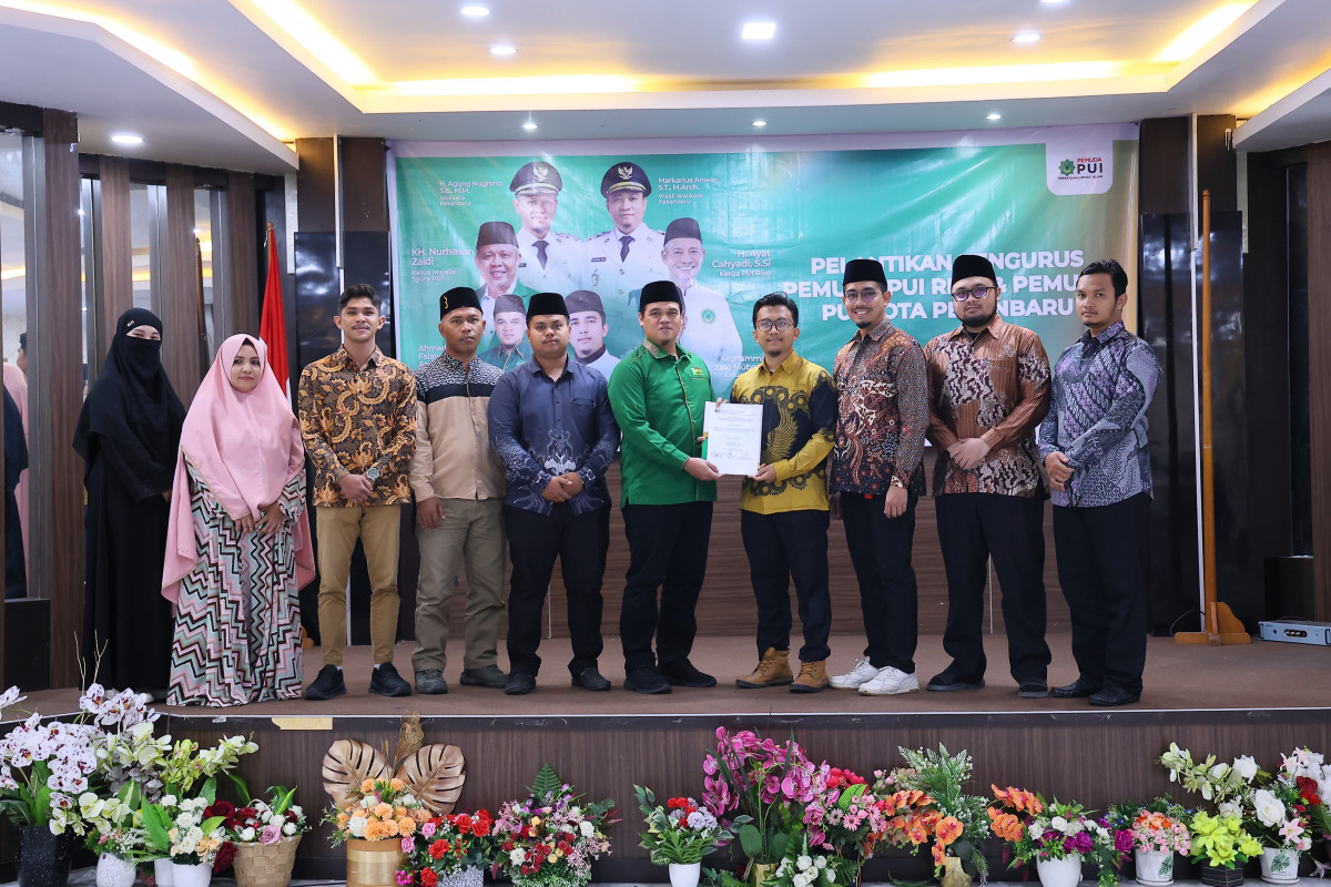 Pelantikan PUI Riau dan Pekanbaru, Wawako Tekankan Dakwah sebagai Estafet Perjuangan Generasi