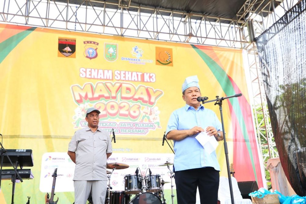 Plt Gubri Bidik 85 Persen Pekerja Riau Terlindungi Jaminan Sosial pada 2029