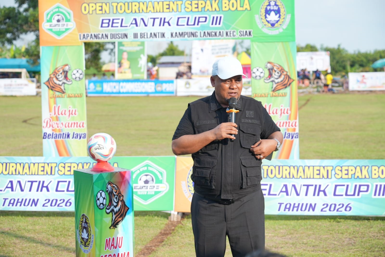 Wabup Siak Buka Belantik Cup III, 64 Tim Ramaikan Turnamen Sepak Bola