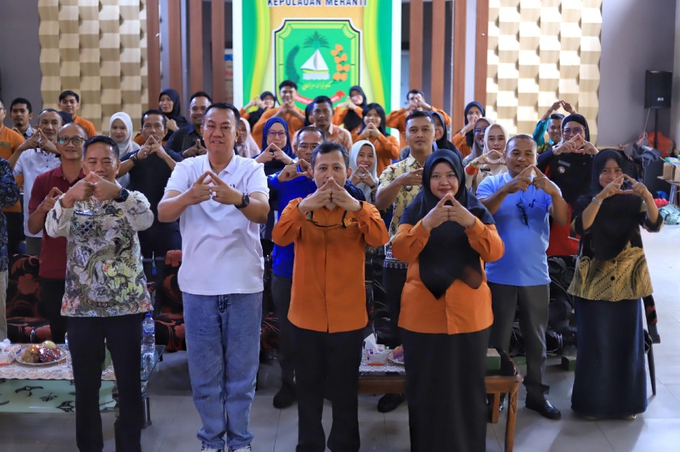 Desa Cantik 2026 Resmi Dimulai di Meranti, BPS Dorong Kemandirian Data Desa