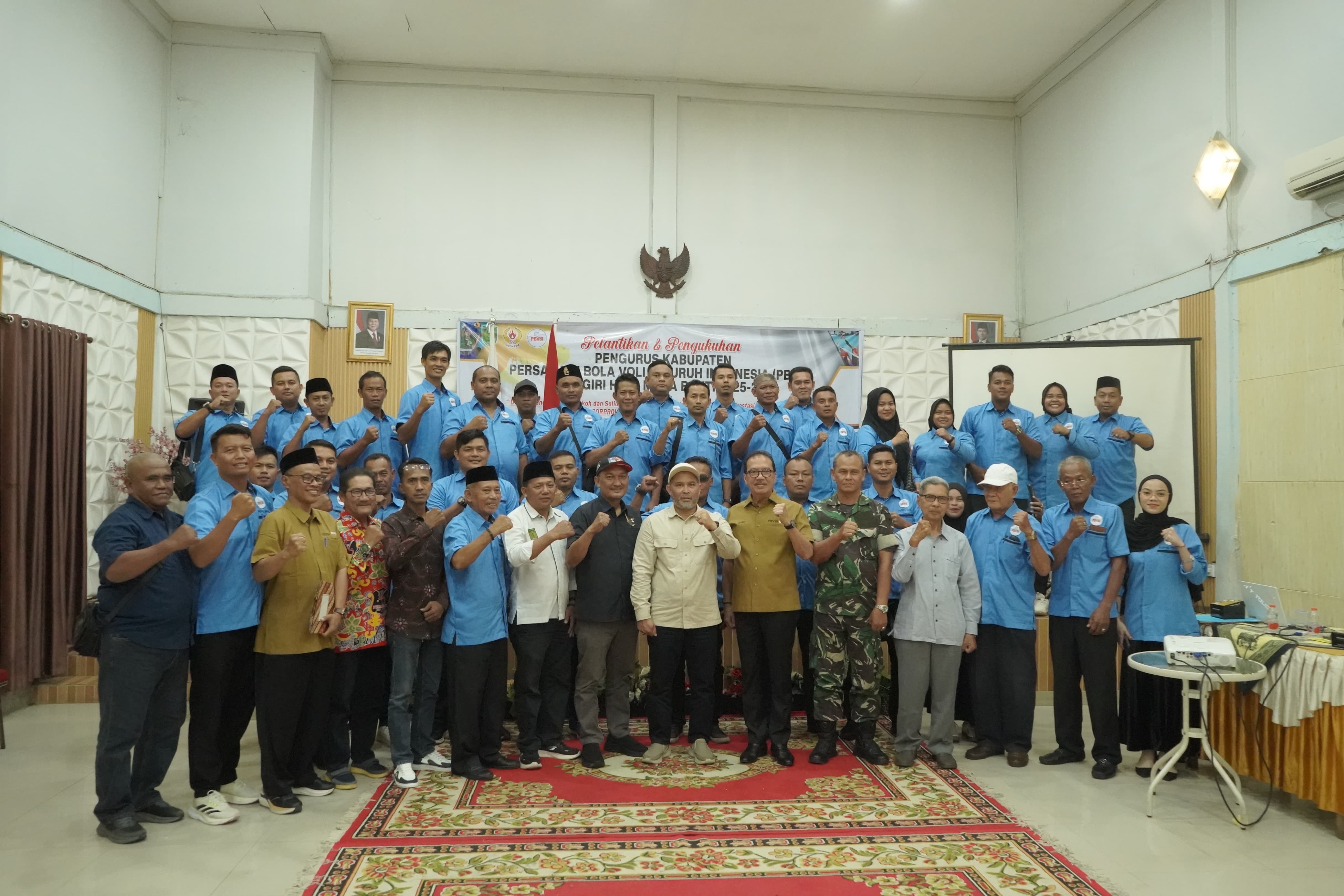 Bupati Herman Dorong PBVSI Indragiri Hilir Tingkatkan Pembinaan Atlet dan Prestasi Bola Voli