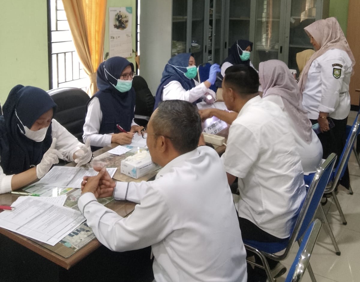 Dinas Koperasi dan UKM Kabupaten Bengkalis Gelar Cek Kesehatan Gratis untuk Seluruh Pegawai