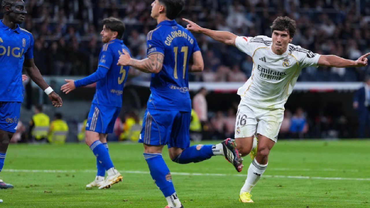 Real Madrid Tundukkan Real Oviedo 2-0, Garcia dan Bellingham Jadi Pembeda