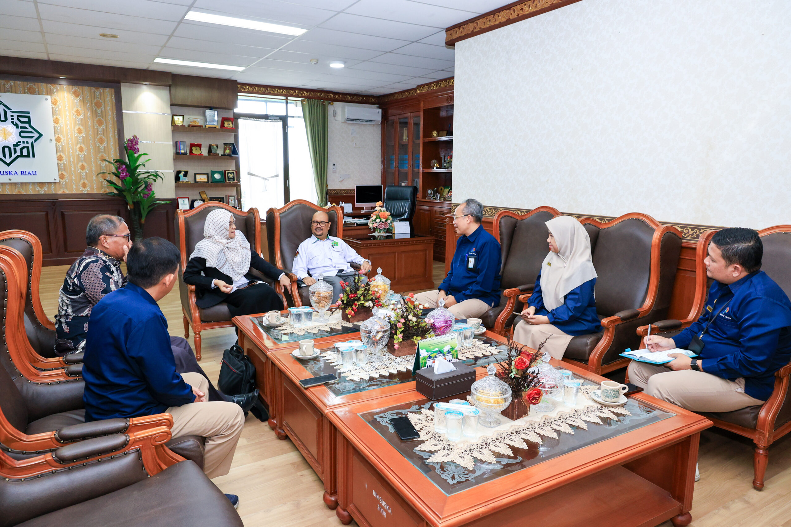 BPS Riau Audiensi dengan UIN Suska dan KOPERTAIS XII, Matangkan Persiapan Sensus Ekonomi 2026