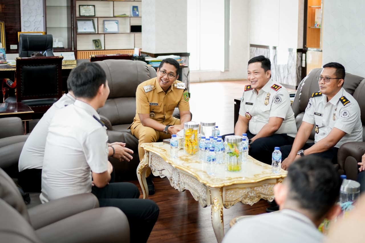 Wabup Rohil Sambut Kakanim Bagansiapiapi, Bahas Penguatan Pelayanan Publik dan Pembangunan Kantor 