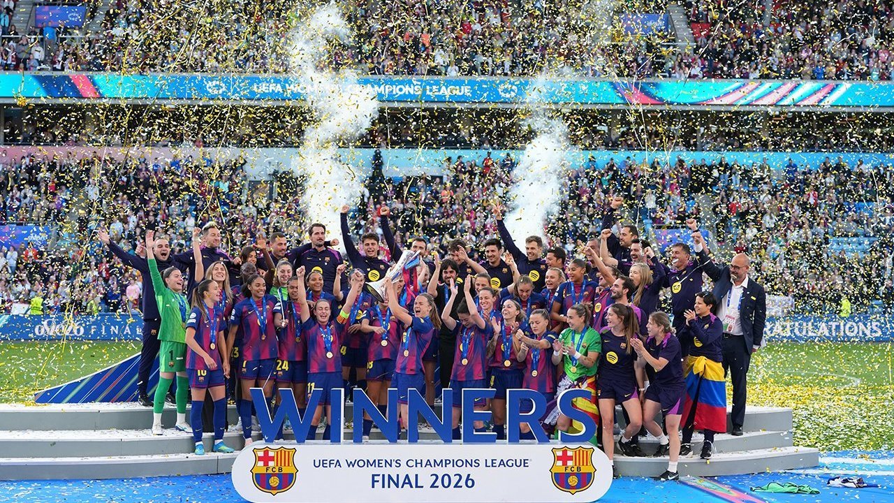 Barcelona Wanita Juara Liga Champions 2026, Hajar Lyon 4-0 dan Raih Quadruple