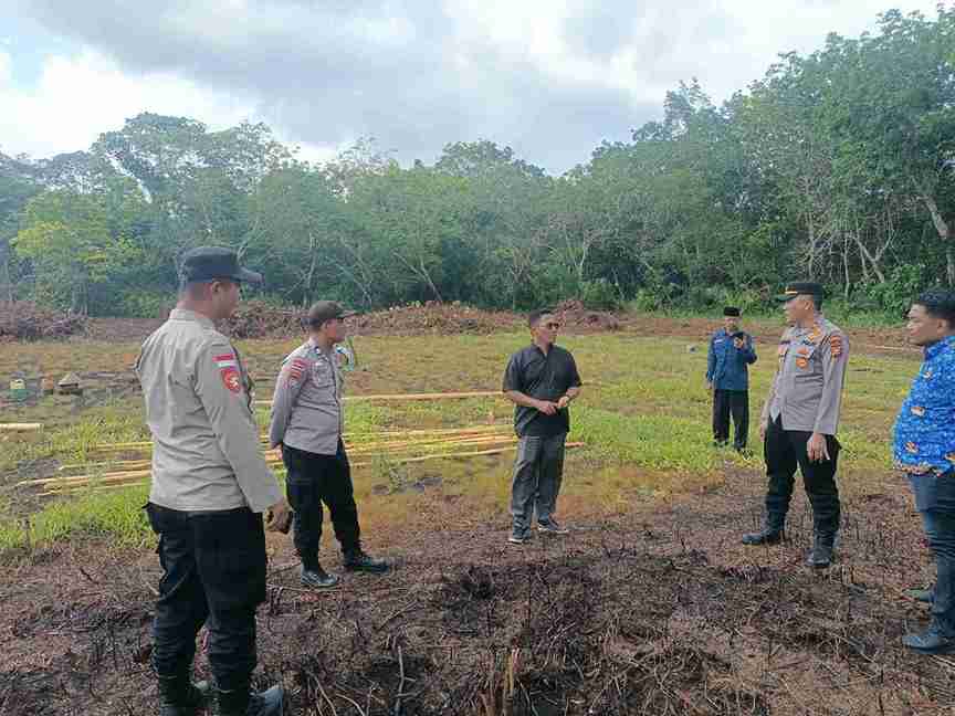 Polsek Bengkalis dan Desa Penampi Dorong Budidaya Jagung untuk Ketahanan Pangan