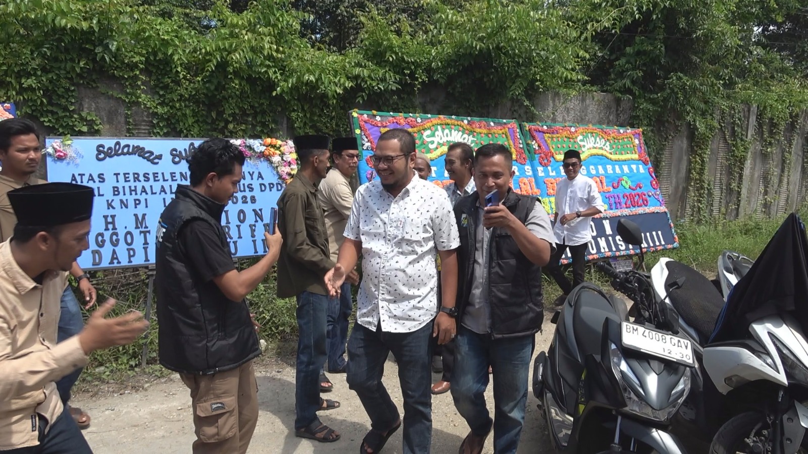 KNPI Inhil Pererat Sinergi Antar Lembaga Lewat Halal Bihalal dan Silaturahmi Kamtibmas