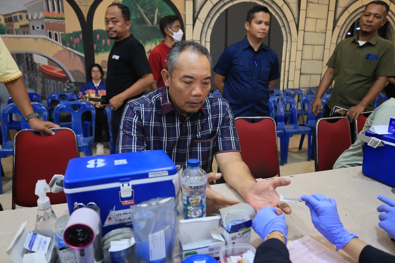 Pemko Pekanbaru Dukung Aksi Donor Darah BKGR di Momentum HUT Ke-50