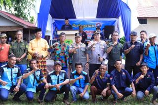 Buruh Meranti Deklarasikan Dukungan Sabuk Kamtibmas