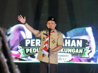 Wako Pekanbaru Resmikan Bumi Perkemahan Tunas Kencana, Dorong Edukasi Lingkungan untuk Pelajar