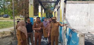 Pasca Kebakaran SDN 011 Basira, Disdik Rohil Siapkan Penanganan Darurat 