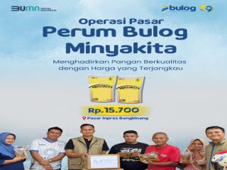 BULOG Kampar Gelar Operasi Pasar Minyakita di Pasar Impres Bangkinang