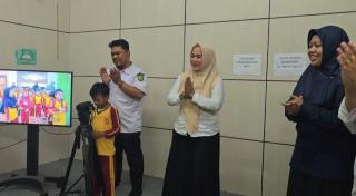 Murid TK ABA Inhil Antusias Belajar Dunia Broadcasting di Diskominfops