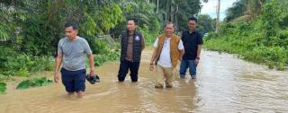 Banjir Rendam Persawahan Warga, Pemkab Kuansing Lakukan Pendataan Kerugian