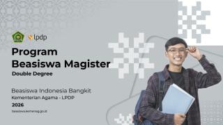 Daftar Beasiswa Master Double Degree Dibuka hingga Akhir Mei, Bisa Kuliah di Edinbrugh atau London