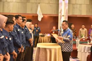 Bupati Bistamam Kukuhkan Pengurus HIPEMAROHI Pekanbaru Periode 2026–2028