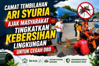 Camat Tembilahan Ajak Warga Perkuat Kebersihan Lingkungan, Antisipasi Lonjakan Kasus DBD