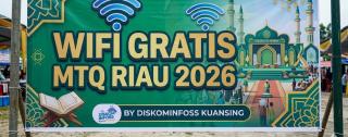 Sukseskan MTQ Riau 2026, Diskominfos Kuansing Hadirkan WiFi Gratis di Titik Strategis