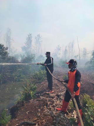 Rohil Siaga Karhutla, Bupati Terbitkan Maklumat Pencegahan Kebakaran Lahan