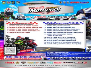Sirkuit Bangkinang Bergemuruh, Kejurnas Motoprix Seri 3 Riau Resmi Digelar