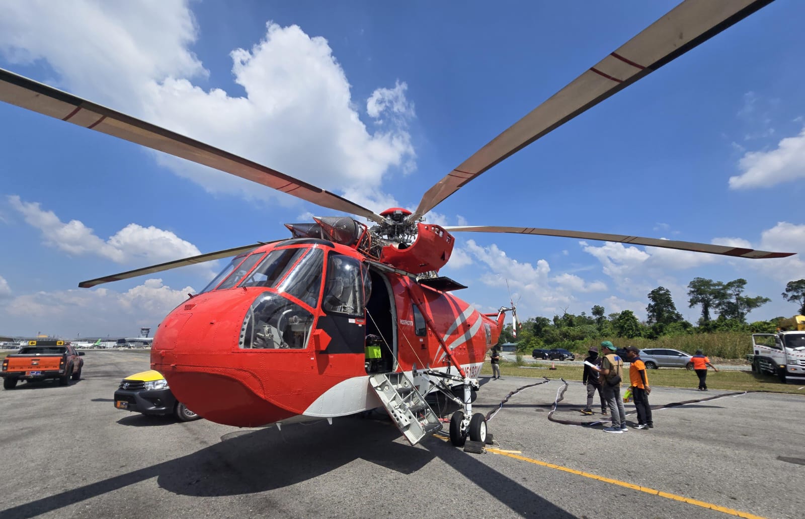BNPB Tambah Helikopter Water Bombing di Riau, Kesiapsiagaan Karhutla Kian Diperkuat