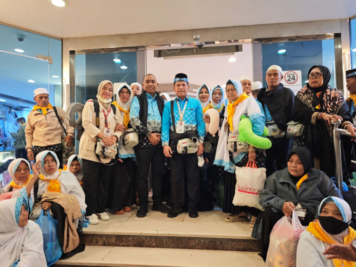Jamaah Haji Kampar Kloter 05 Tinggalkan Jeddah, Tiba di Batam Malam Ini