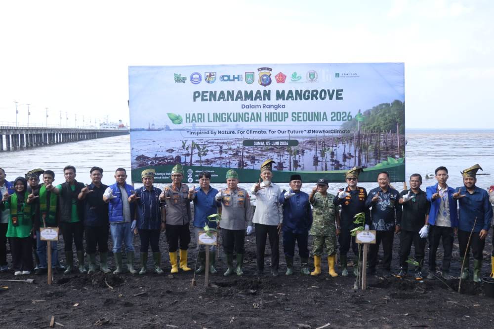 Wako Paisal Apresiasi Aksi Penghijauan Kapolda Riau di Dumai