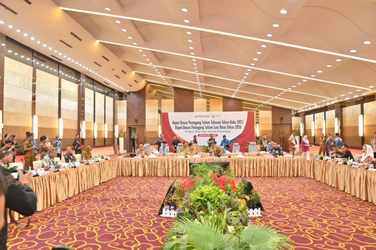 Hadiri RUPS BRK Syariah 2026, Wabup Bagus Santoso Dorong Penguatan Ekonomi dan UMKM Bengkalis