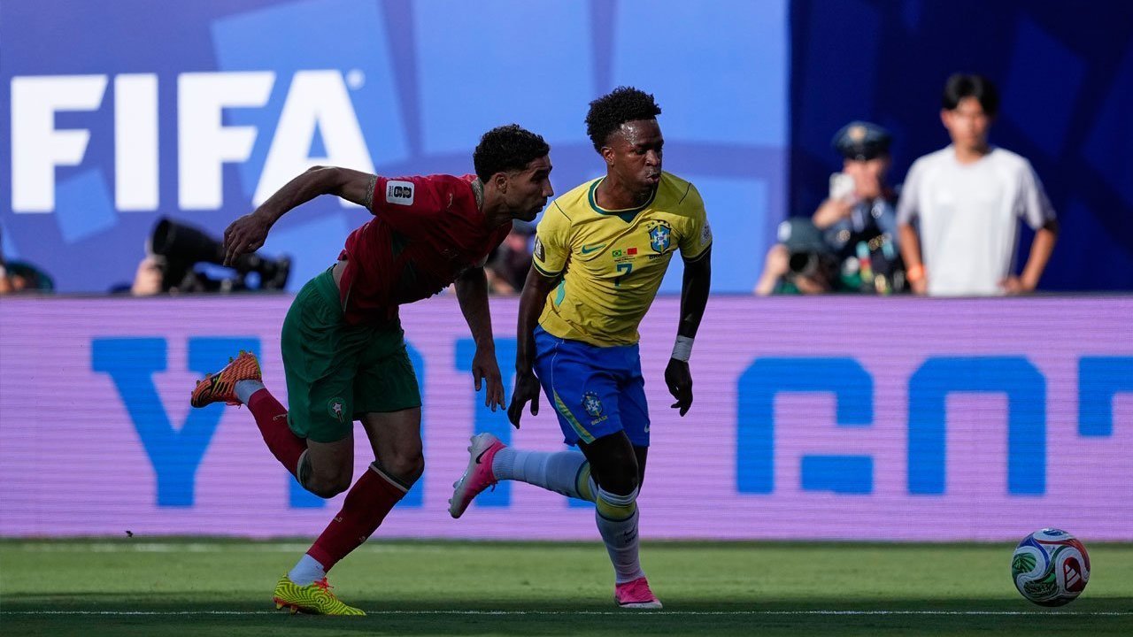 Vinicius Selamatkan Brasil dari Kekalahan, Selecao Ditahan Maroko 1-1