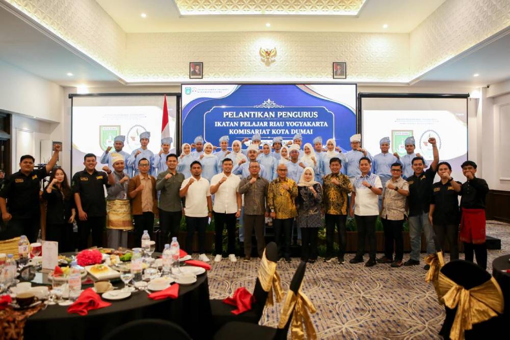 Lantik Pengurus IPR-Y Komisariat Dumai, Sekdako Fahmi Ajak Mahasiswa Jaga Nama Baik Daerah