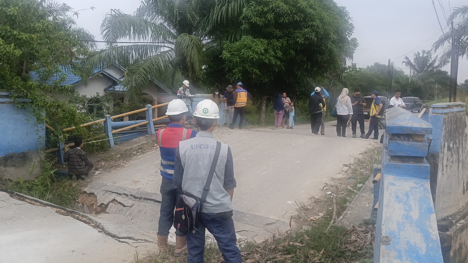 Jembatan Jalan Nelayan Amblas, Pemko Pekanbaru dan BWSS Siapkan Langkah Perbaikan