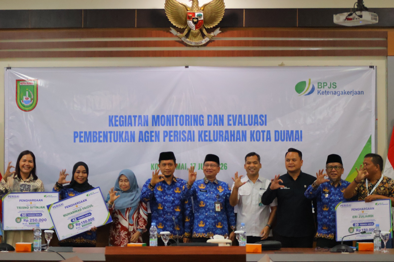 Lindungi Pekerja Informal, BPJS Ketenagakerjaan Dumai Perkuat Agen Perisai