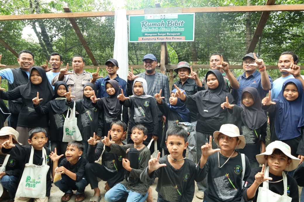 Sekolah Alam Bakau di Siak Cetak Generasi Penjaga Mangrove di Peringatan Hari Lingkungan Hidup