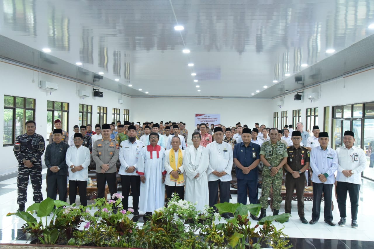 Doa Lintas Agama Warnai Hari Bhayangkara ke-80, Perkuat Persatuan dan Kerukunan di Bengkalis