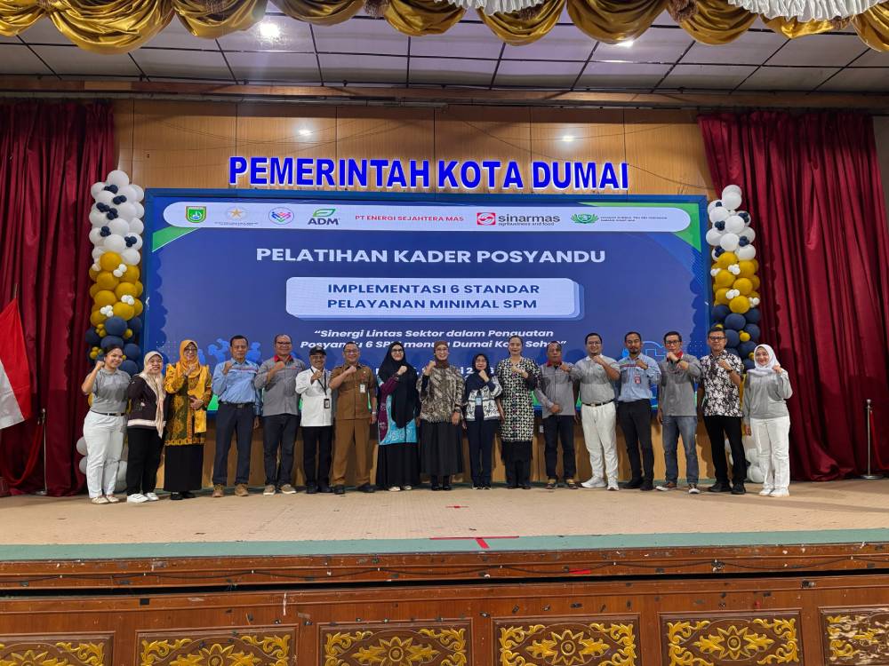 Pemko Dumai Apresiasi Sinarmas dan Yayasan Tzu Chi Perkuat Kader Posyandu untuk Cegah Stunting