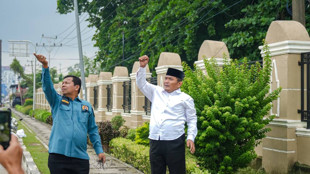 Wawako Dumai: Penataan Kabel Demi Keselamatan dan Wajah Kota yang Lebih Tertata