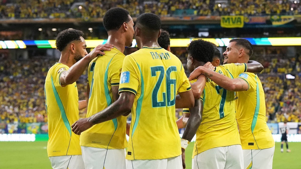 Vinicius Junior Bersinar, Brasil Gilas Skotlandia 3-0 dan Melaju ke Babak 32 Besar