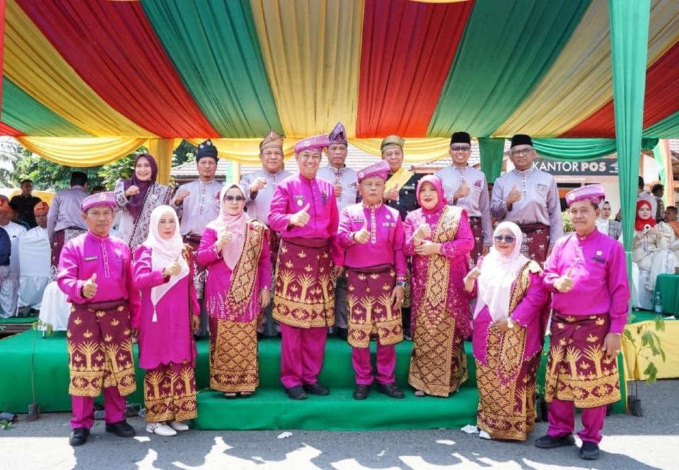 Bupati dan Wabup Meranti Hadiri Pelepasan Pawai Ta