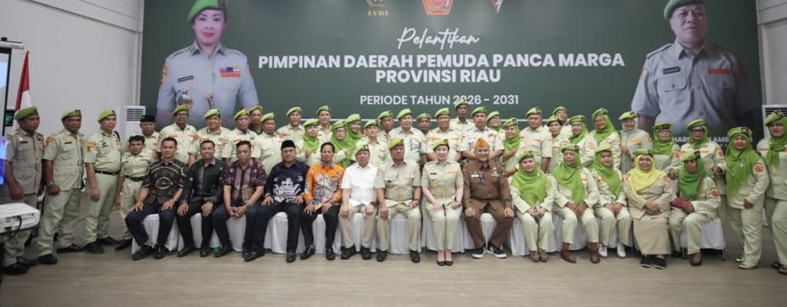 Bupati Kuansing Suhardiman Amby Nahkodai Pemuda Panca Marga Riau