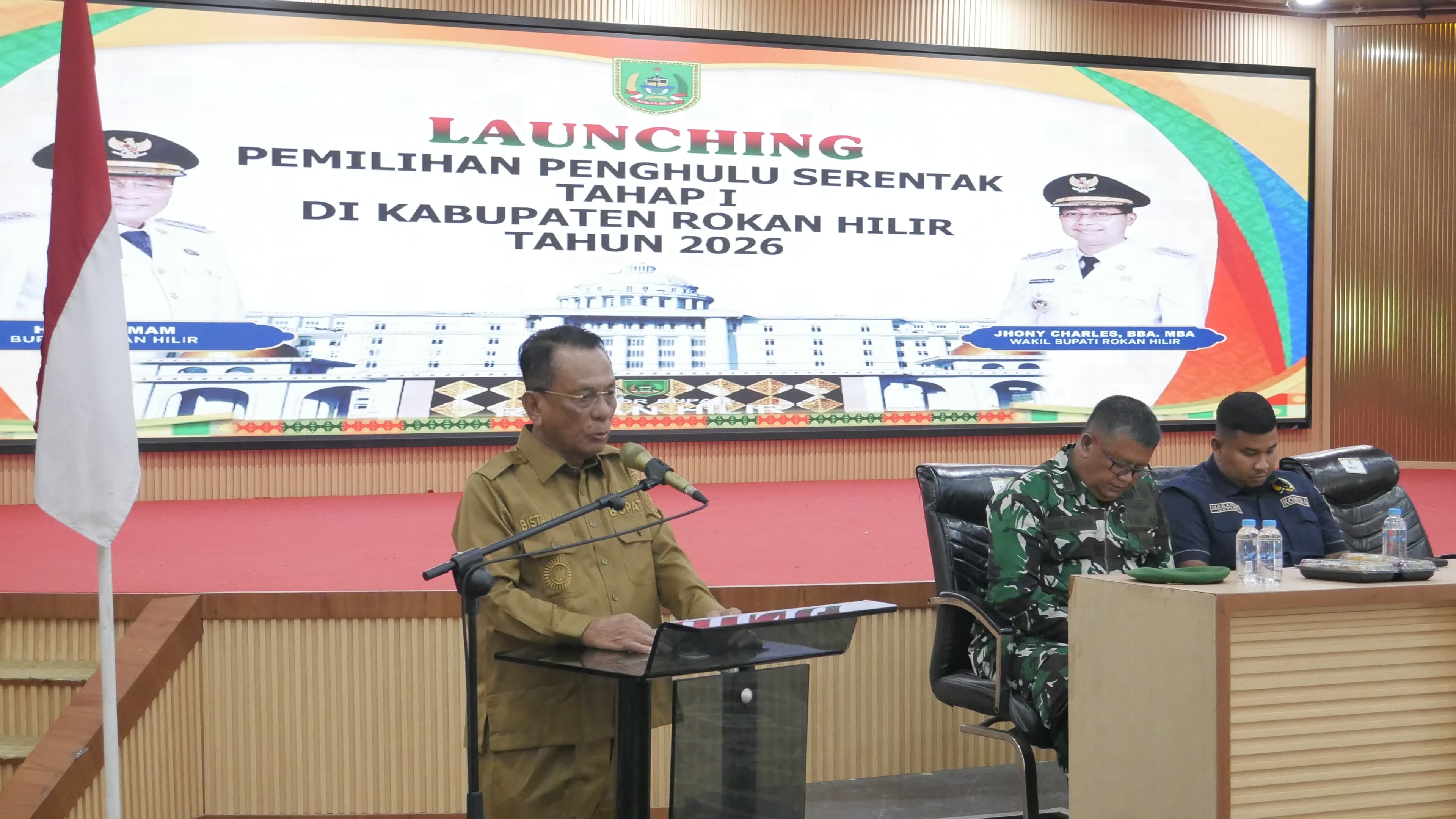 Bupati Rohil Launching Pemilihan Penghulu Serentak Tahap I Tahun 2026