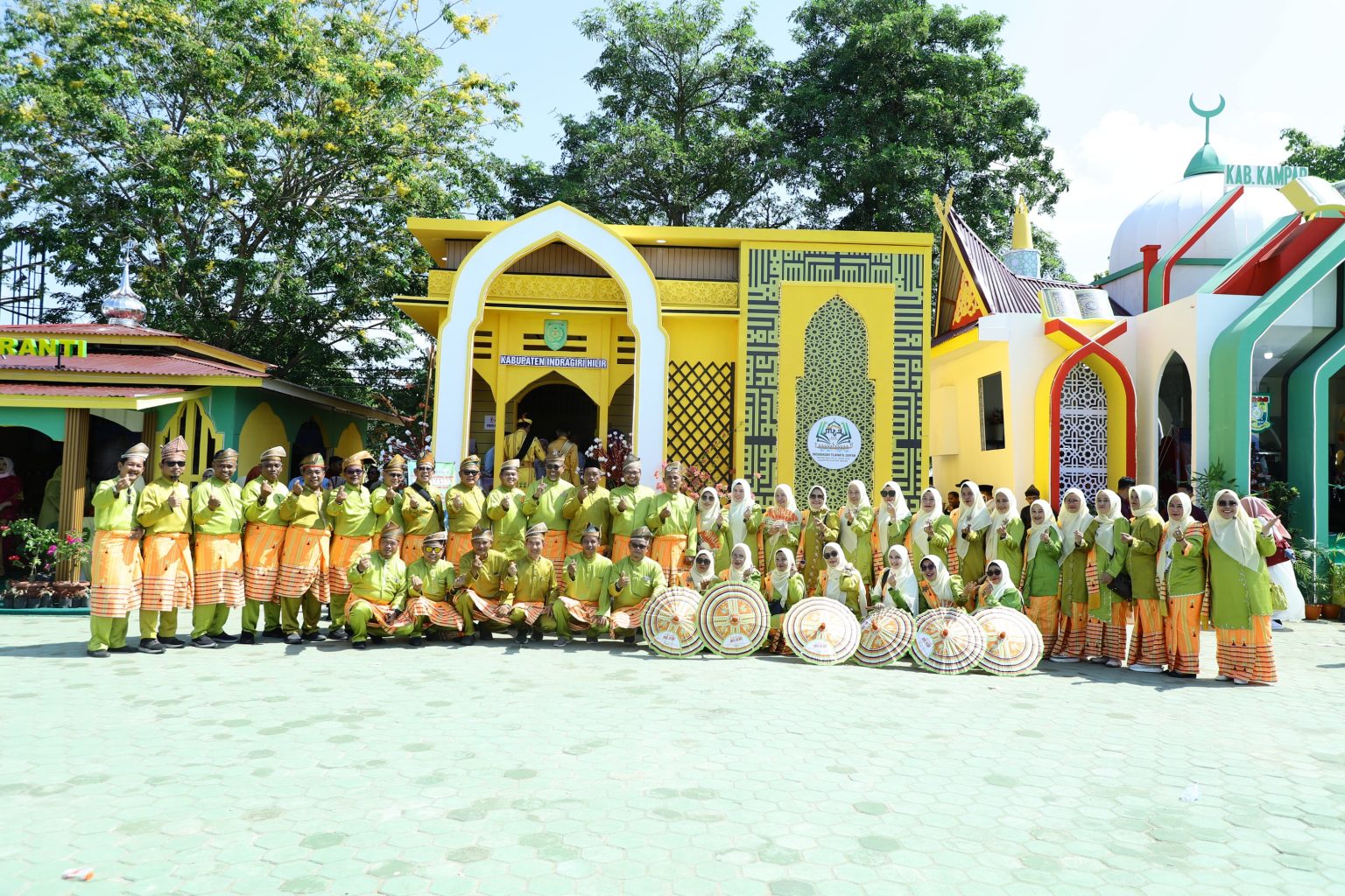 Semarak MTQ Riau ke-44, Stan Bazar Inhil Pamerkan Produk Unggulan Khas Daerah