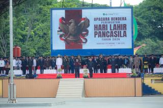 Pimpin Upacara Hari Lahir Pancasila, Wawako Dumai Tekankan Kebijakan Berkeadilan Sosial