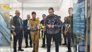 Sekda Meranti Resmikan Gedung Baru Bank Mandiri Selatpanjang