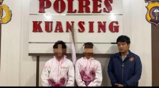 Demi Konten Viral, Dua Pemuda di Kuansing Keliling Naik Motor Berkostum Pocong