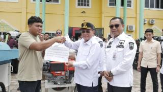 Rohil Terima Bantuan Drone Pertanian, Bupati Bistamam Dorong Modernisasi Sektor Pangan