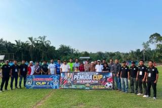 Jihad Aqsha Buka Pemuda Cup Bandur Picak, Dorong Lahirnya Talenta Sepak Bola Kampar