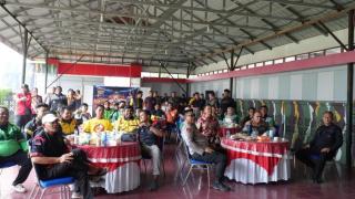 Nobar Piala Dunia Bersama Ojol Kamtibmas, Kapolda Riau Perkuat Kedekatan dengan Masyarakat